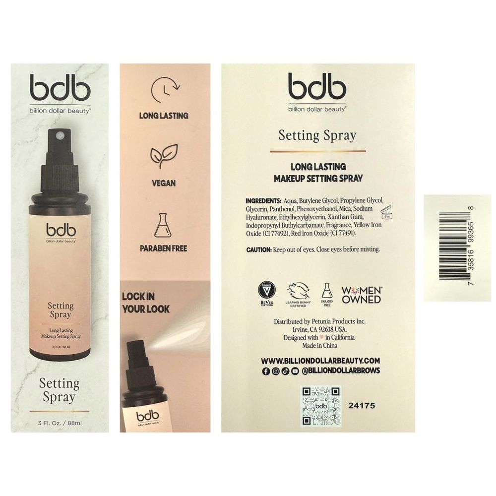 BILLION  DOLLAR BEAUTY Long Lasting Makeup Setting Spray - Picture 7 of 7